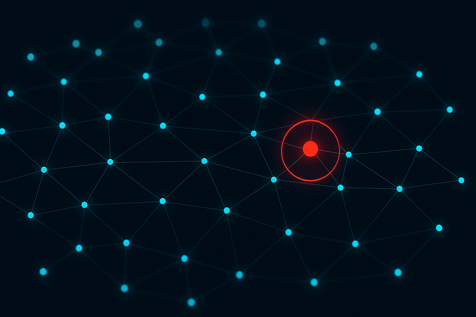 Penetration testing abstract technical graphic